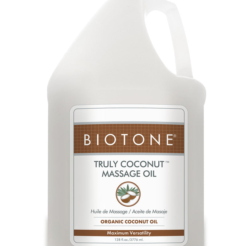 Biotone Truly Coconut Massage Oil - 8 oz