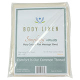 Simplicity™ + Plus Poly-Cotton Extra Large Massage Table Flat Sheet