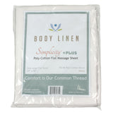 Simplicity™ + Plus Poly-Cotton Extra Large Massage Table Flat Sheet