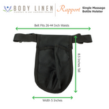 50 Pack Rapport Single Bottle Massage Lotion Holster - Black
