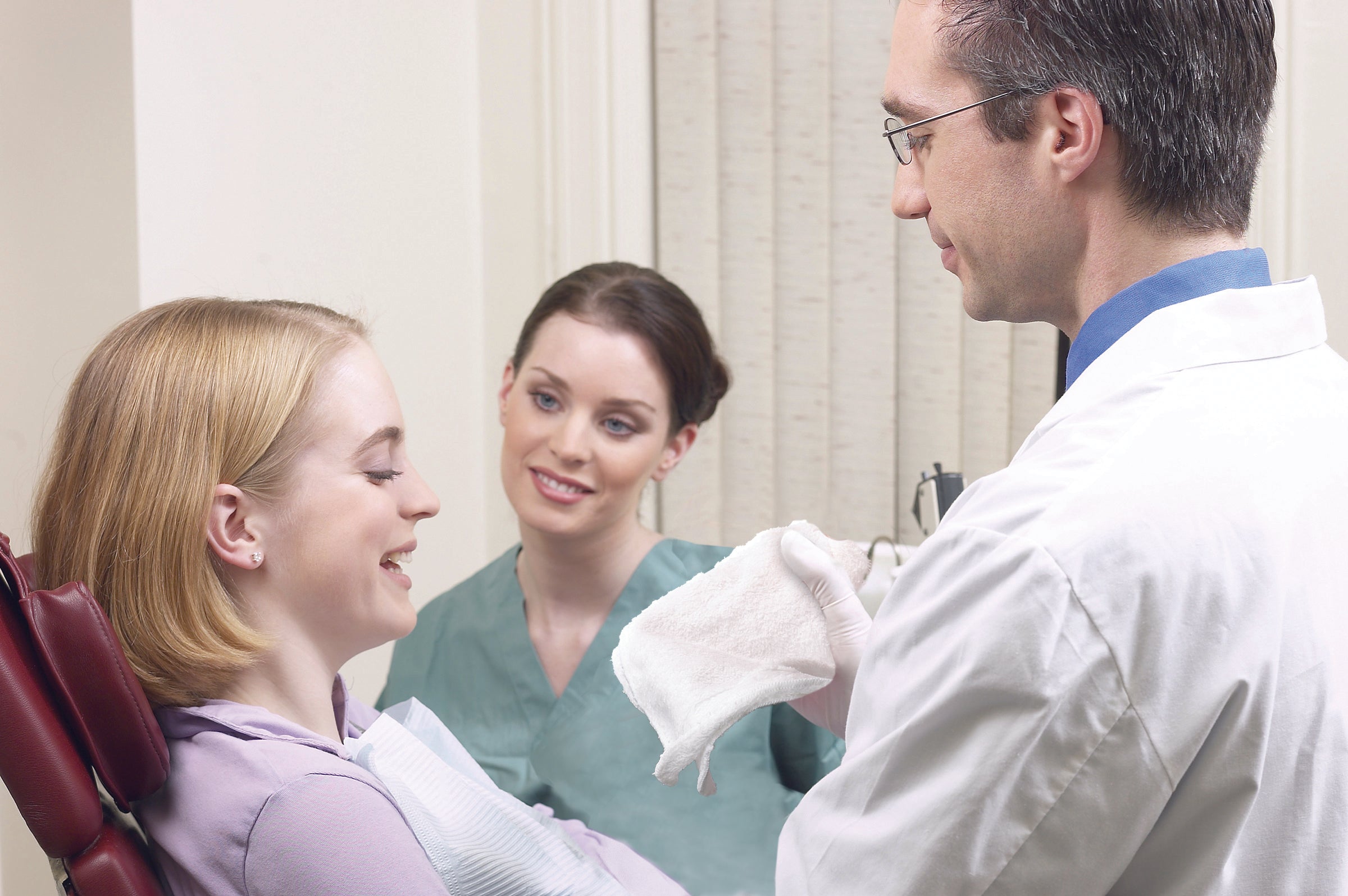 Refreshment Towel at Dentist Office