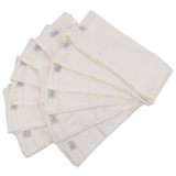 Organic Spa Facial Cloths Soft Birdseye 100% Cotton 12 pack