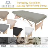 Tranquility Microfiber Massage Fitted Sheets