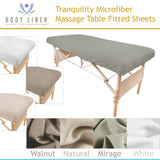 Tranquility Microfiber Massage Fitted Sheets