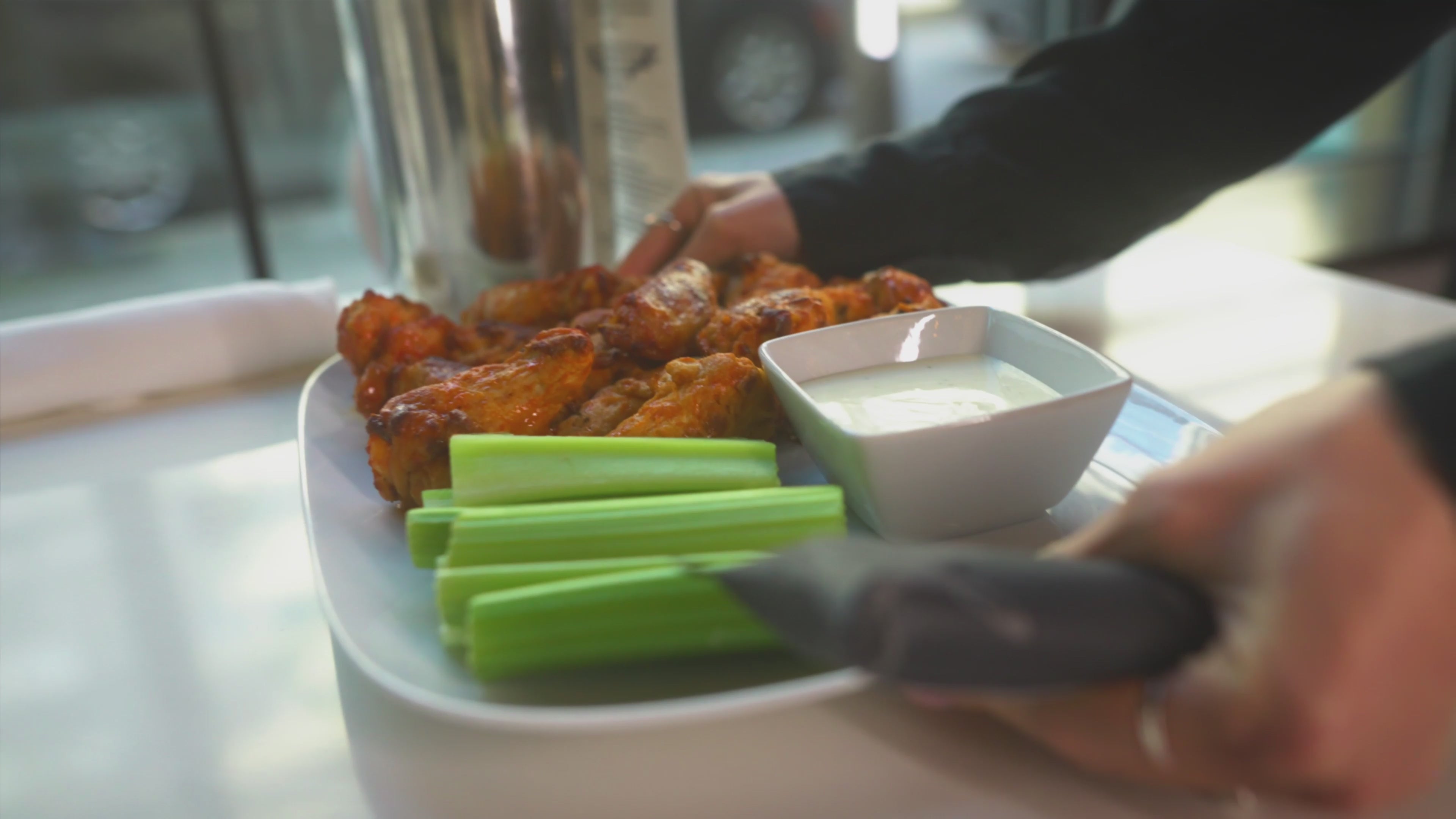 Refreshment Towel Before Dining at Restaurant