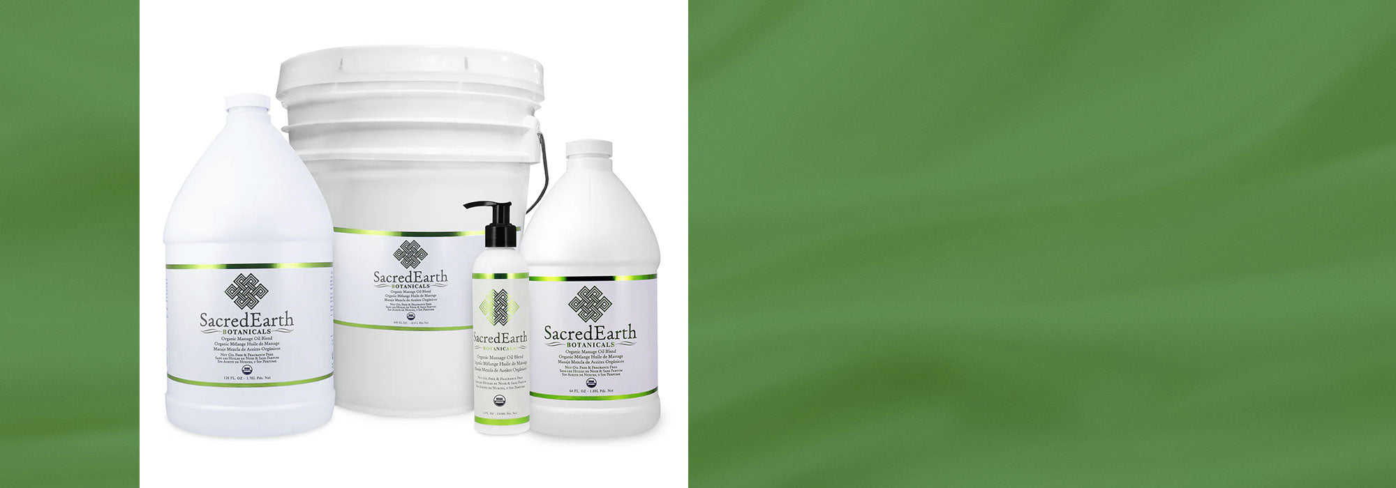 SacredEarth Botanicals® Organic Massage Oil Blend