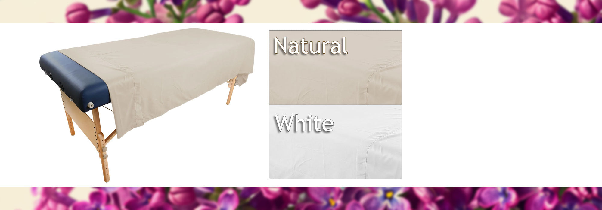 Simplicity Poly-cotton Massage Table Flat Sheets