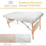 Simplicity Poly-Cotton Fitted Massage Sheets