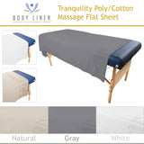 10 Pack Simplicity Poly/Cotton Flat Sheets